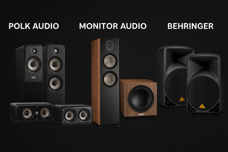 Explore Premium Sound with Polk Audio, Monitor Audio & Behringer Speakers