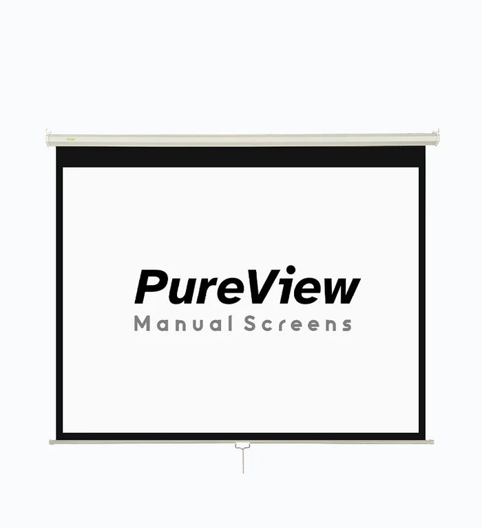 Klara PureView Series M-120 - 120 Inches Matte White Self Lock Manual Projection Screen (16:9)