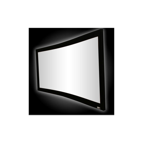Elite Screens CURVE235-158W - 158 Inches CineWhite (2.35:1 Cinema Scope) Curve Fixed Frame Projection Screen