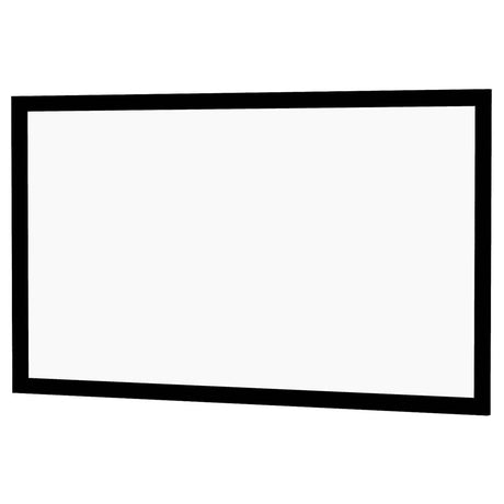 Prime Fixed-frame projector screen with acoustically transparent perforated white fabric (150")