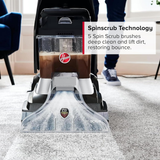 Hoover Powerscrub XL - Pet Carpet Cleaner & Hard Floor Vacuum Cleaner for Home & Office, SpinScrub XL for tough stains and HeatForce for fast drying