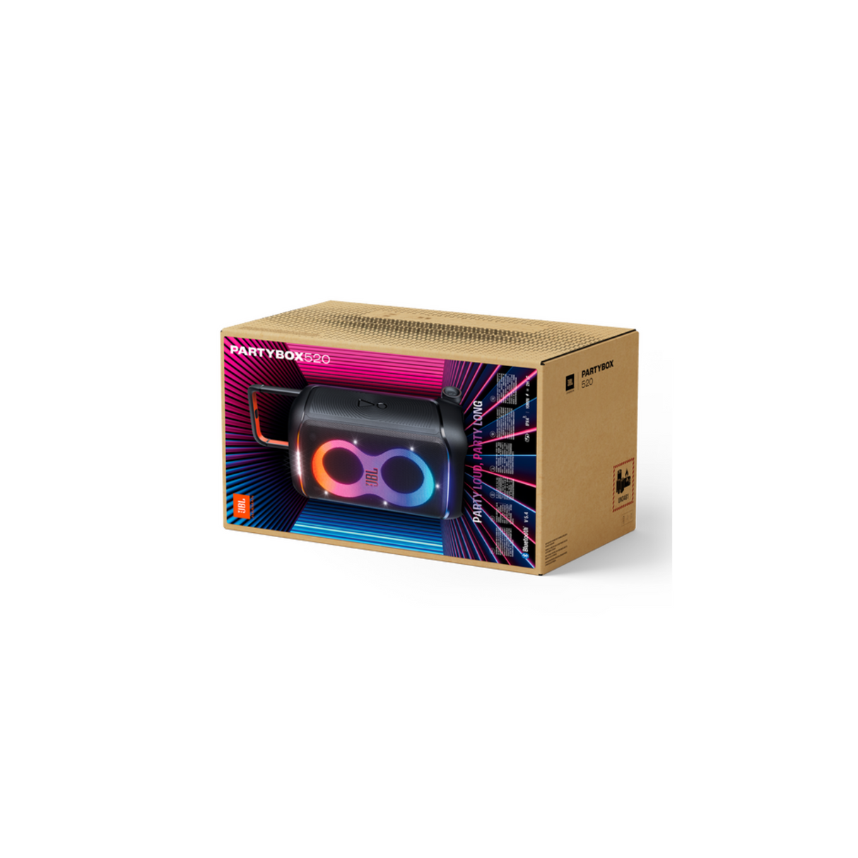 JBL PartyBox 520 Portable Party Bluetooth Speaker
