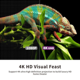 Vividstorm PRO Slimline Tab Tension Ultra short Throw Ambient Light Rejecting Drop Down Motorised Projection Screen 130 Inches