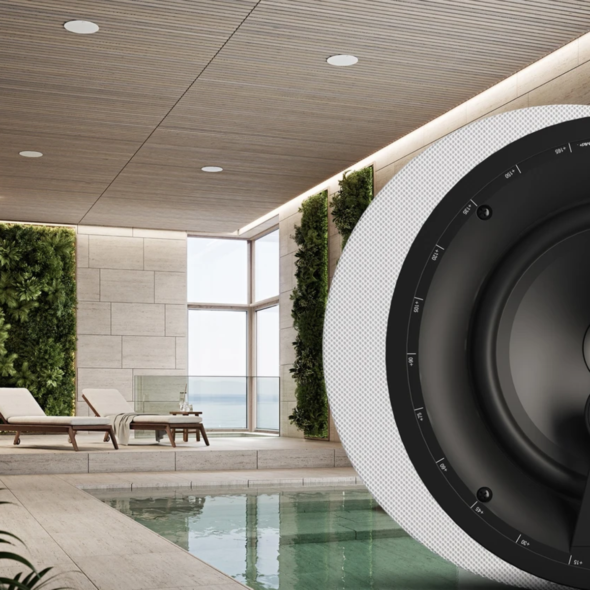 Dali Phantom E-80 WR - 8 Inches Weather Resistant In-Ceiling Speaker (Each)
