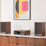 Ruark Audio R610 Streaming Music System & Ruark Audio Sabre-R Bookshelf Speakers (Fused Walnut) (Bundle)