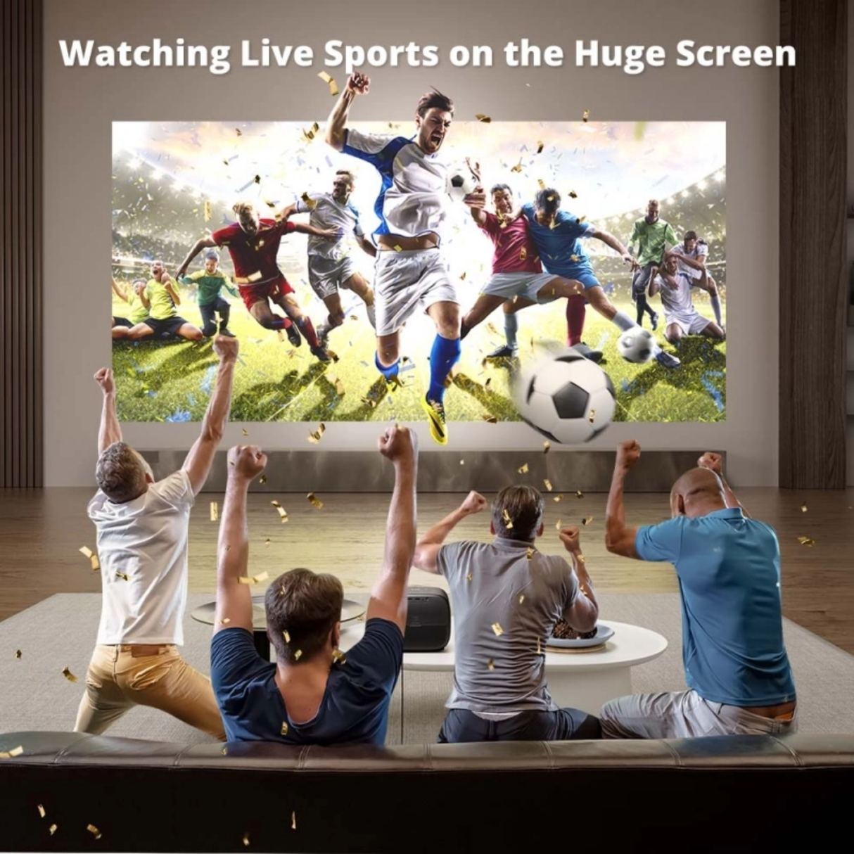 ETOE E3 Pro - 600 Lumens 1080P Full HD DLP Google TV Smart Portable Projector
