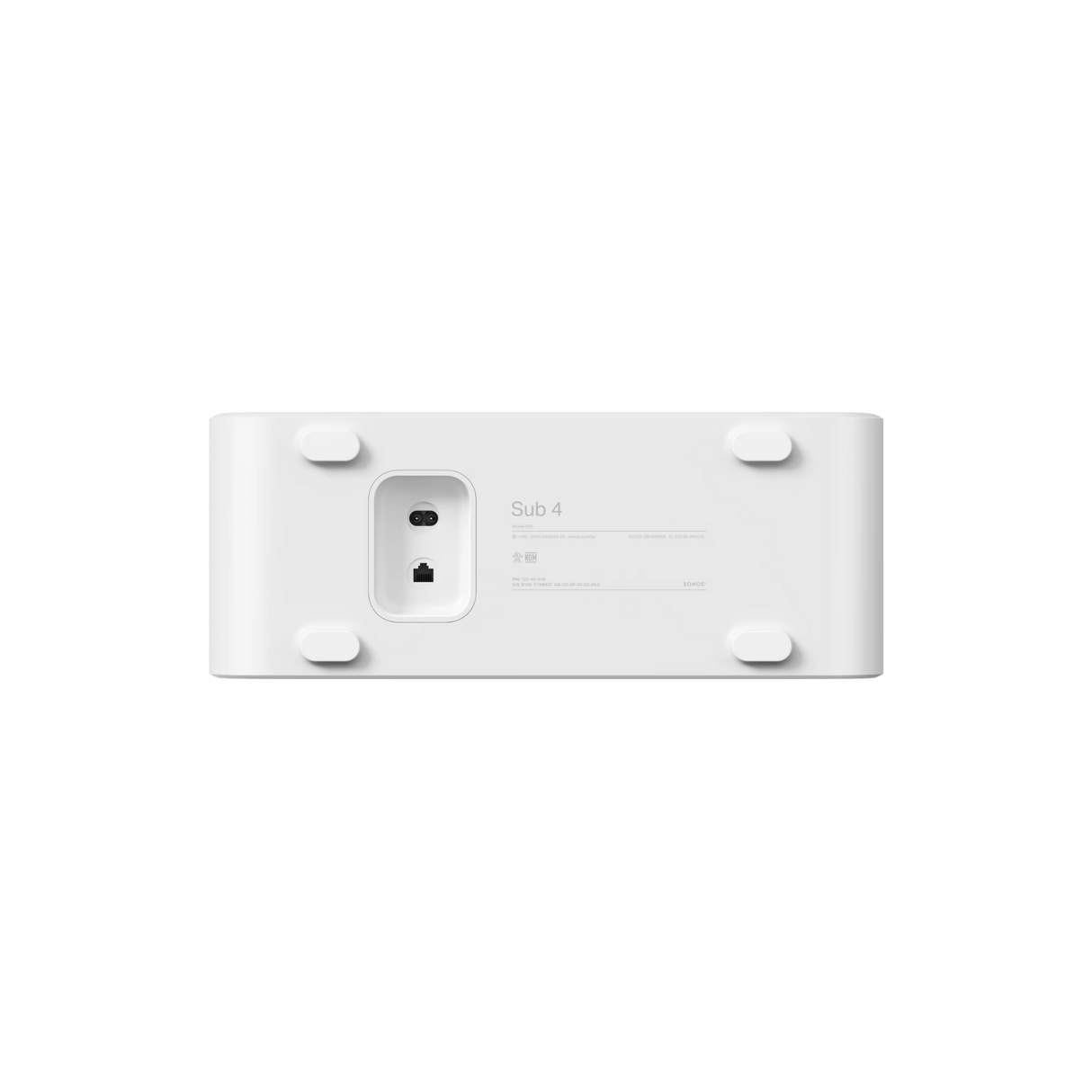 Sonos Sub Gen 4 - Premium Wireless Subwoofer (White)