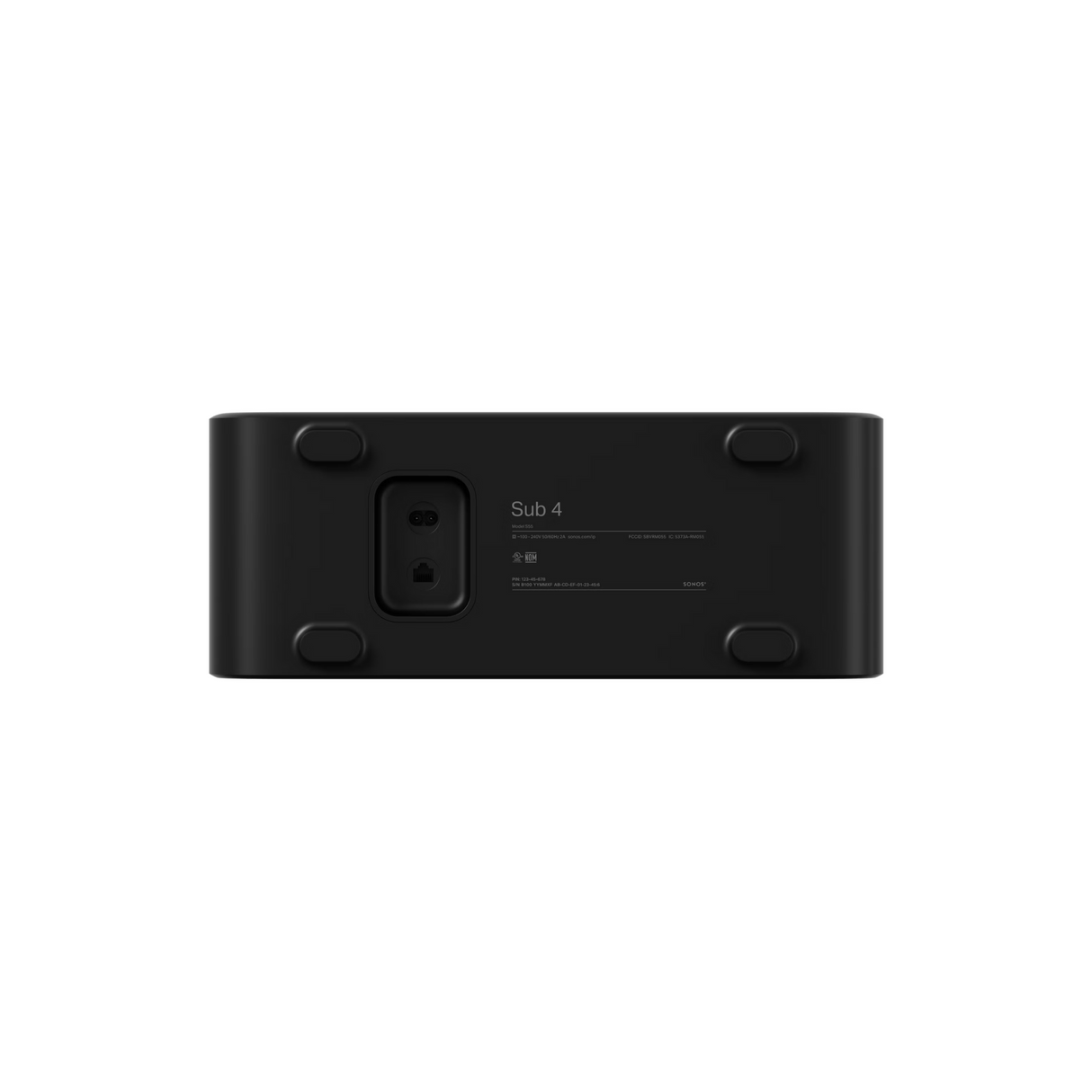 Sonos Sub Gen 4 - Premium Wireless Subwoofer (Black)