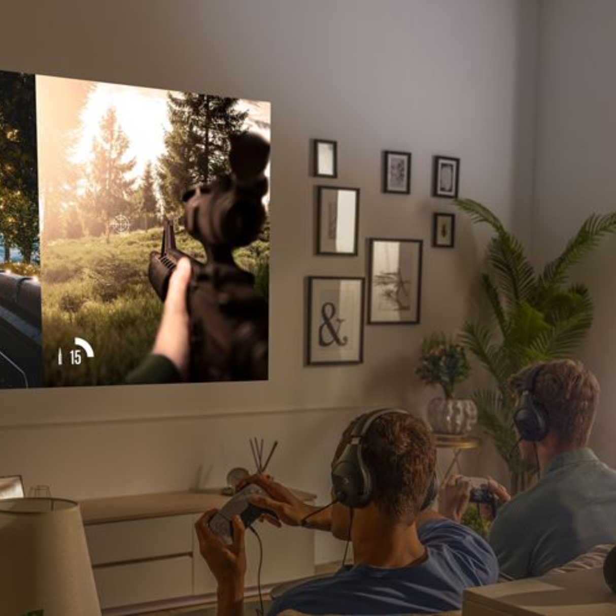 Optoma UHD55 - 4K UHD Smart Home Cinema Projector with 3600 lumens