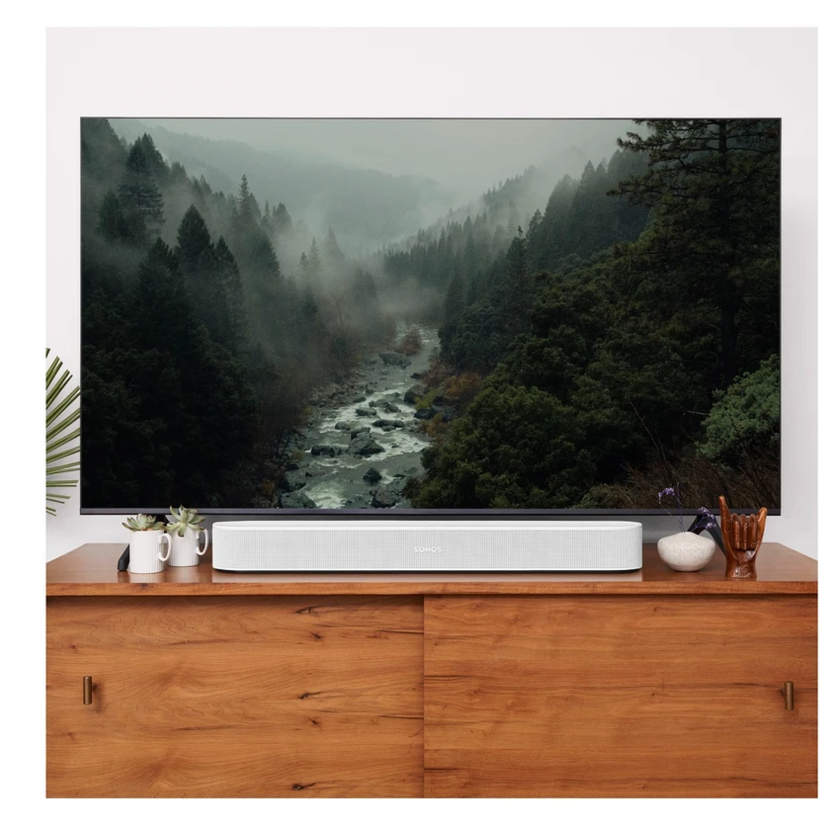 Sonos Beam Gen 2 Dolby Atmos Soundbar + Sonos Era 100 Wireless Speaker (Set of 2) - Bundle Pack (White)