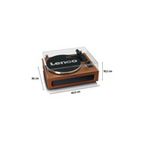 Lenco LS-430BN - Record Player with built-in speakers (Brown)