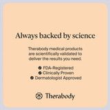 Therabody TheraFace Depuffing Wand – Cold and Heat Skincare Treatment to depuff and Glow (Indigo)