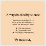 Therabody TheraFace Depuffing Wand – Cold and Heat Skincare Treatment to depuff and Glow (White)