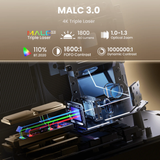 JMGO N3 4K - Triple Laser Smart 4K Portable Projector