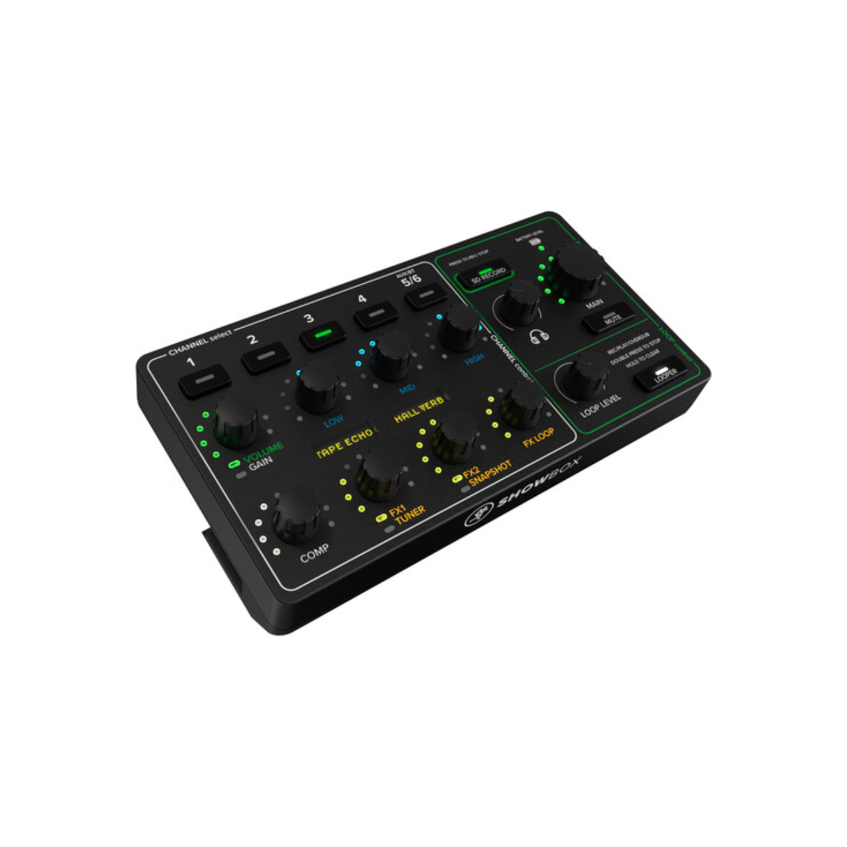 Mackie ShowBox - All-in-One Battery-Powered 8 Inches Speaker with Mixer Control (400 Watts)