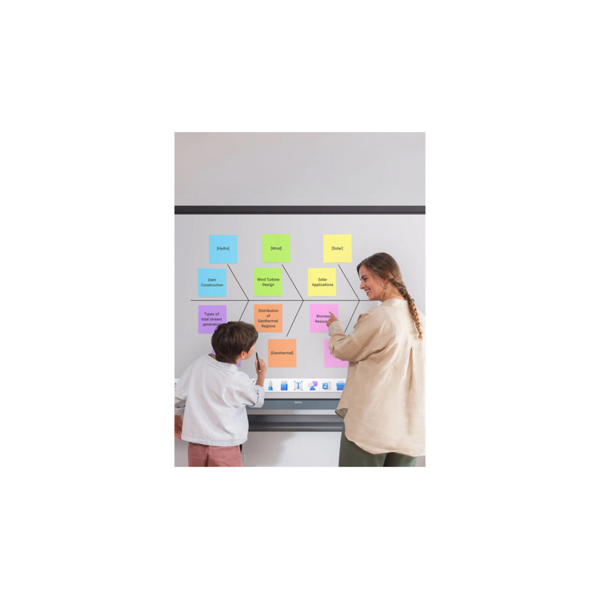 BenQ RE6504 65 Inches UHD 4K Touchscreen Commercial Interactive Panel