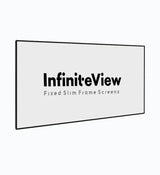 Klara InfiniteView Series IV-133W - 133 Inches 4K UHD Ultra Slim Matte White Fixed Frame Projection Screen (16:9)