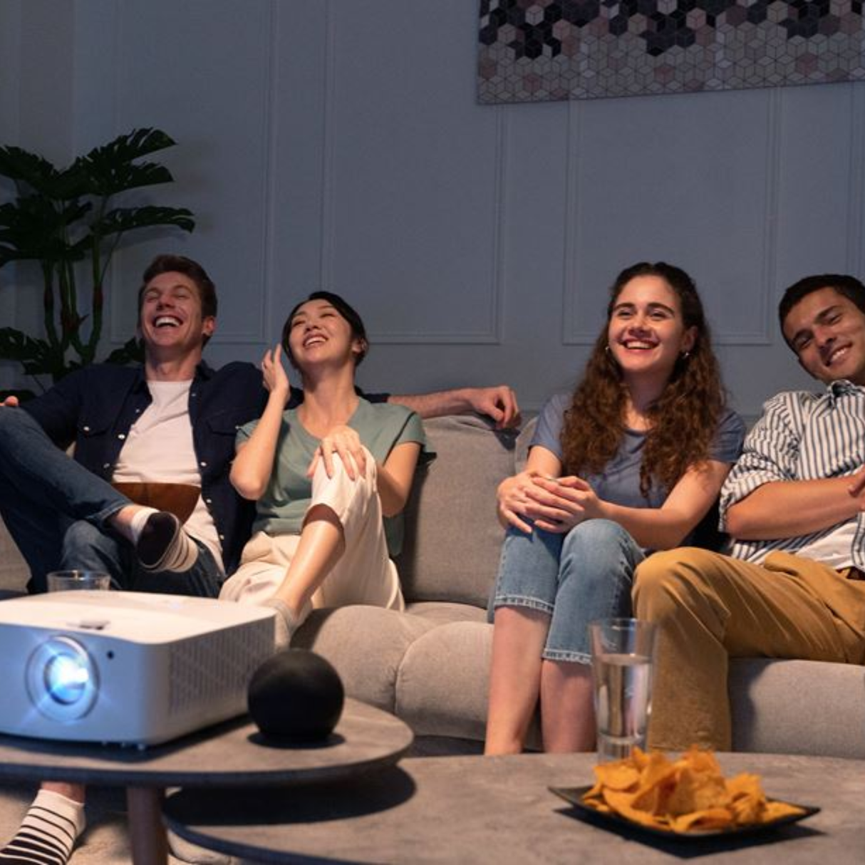 Optoma UHD55 - 4K UHD Smart Home Cinema Projector with 3600 lumens