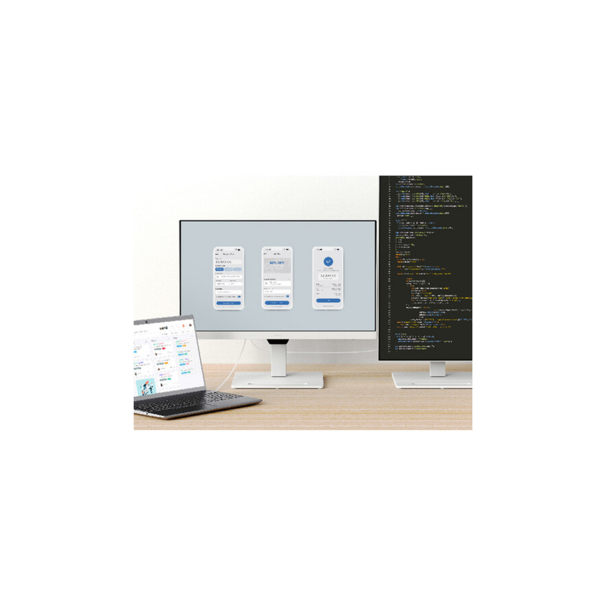 BenQ GW3290QT - 31.5 Inches K QHD USB-C Ergonomic Eye-Care Coding Monitor