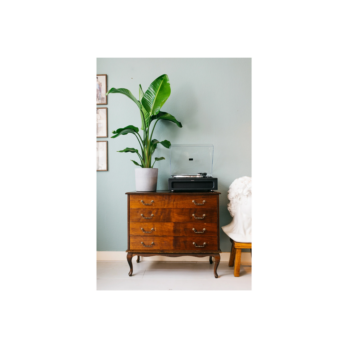 Lenco LS-430BK - Record Player with built-in speakers (Black)