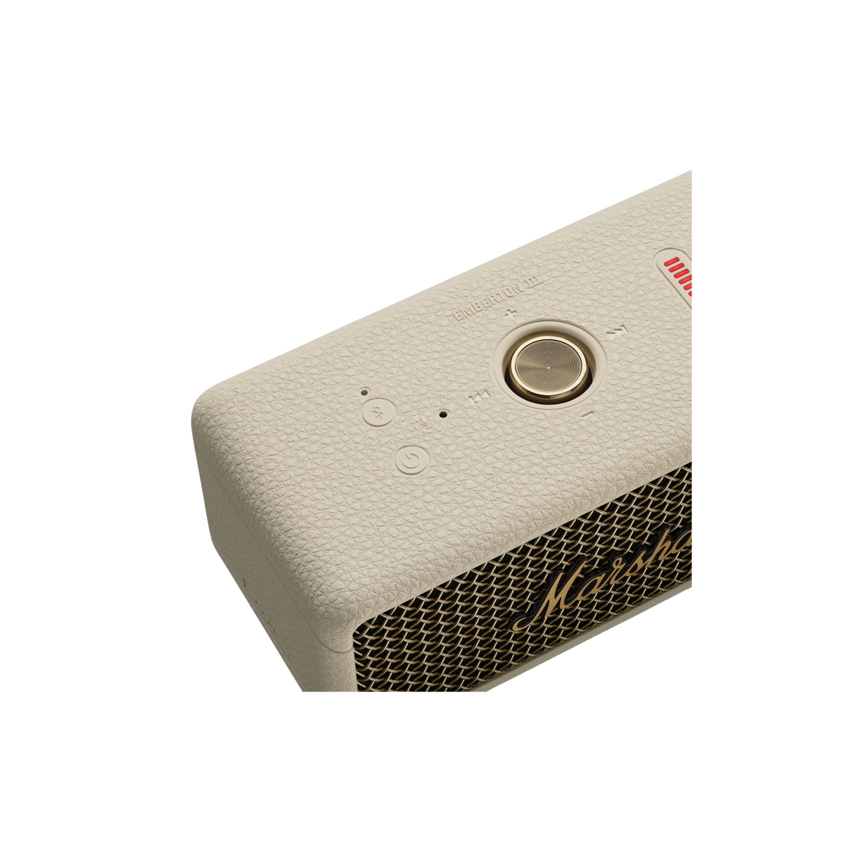 Marshall Emberton III Compact Portable Bluetooth Speaker with 32+ Hours of Playtime (Cream)