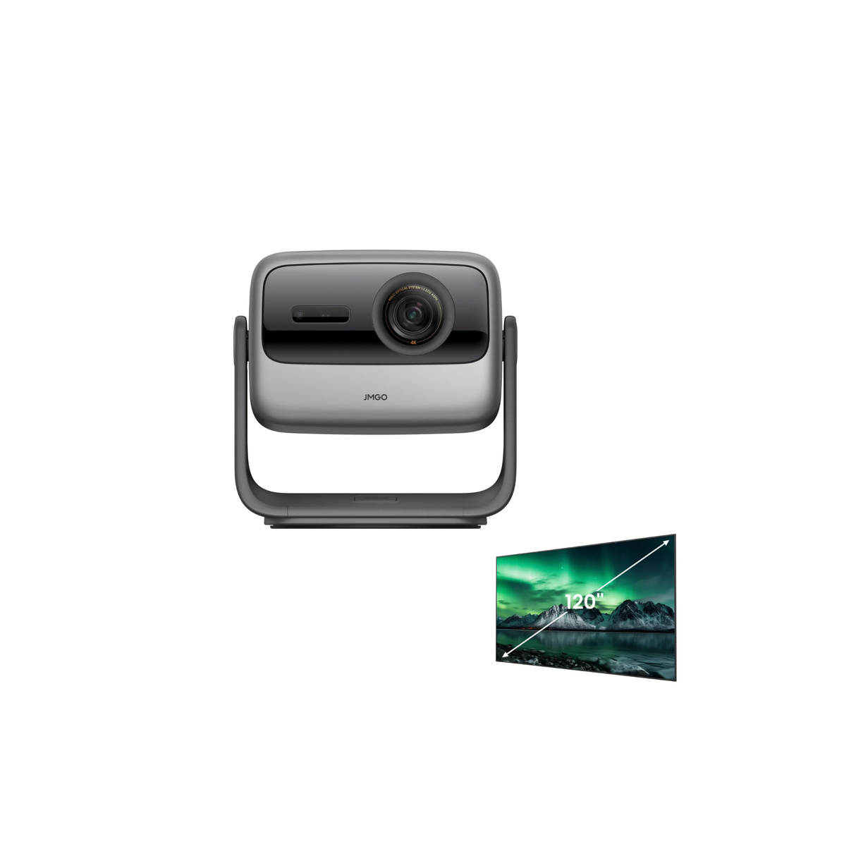 JMGO N1S Ultimate - Smart Portable 3300 Lumens Triple Laser 4K Projector