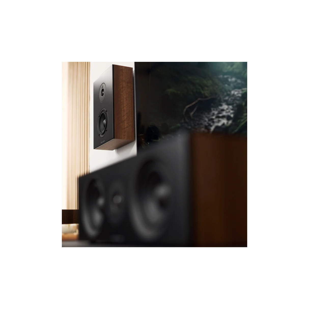 Argon Audio Forus 4 Wall - On-Wall Speaker (Pair) (Black)