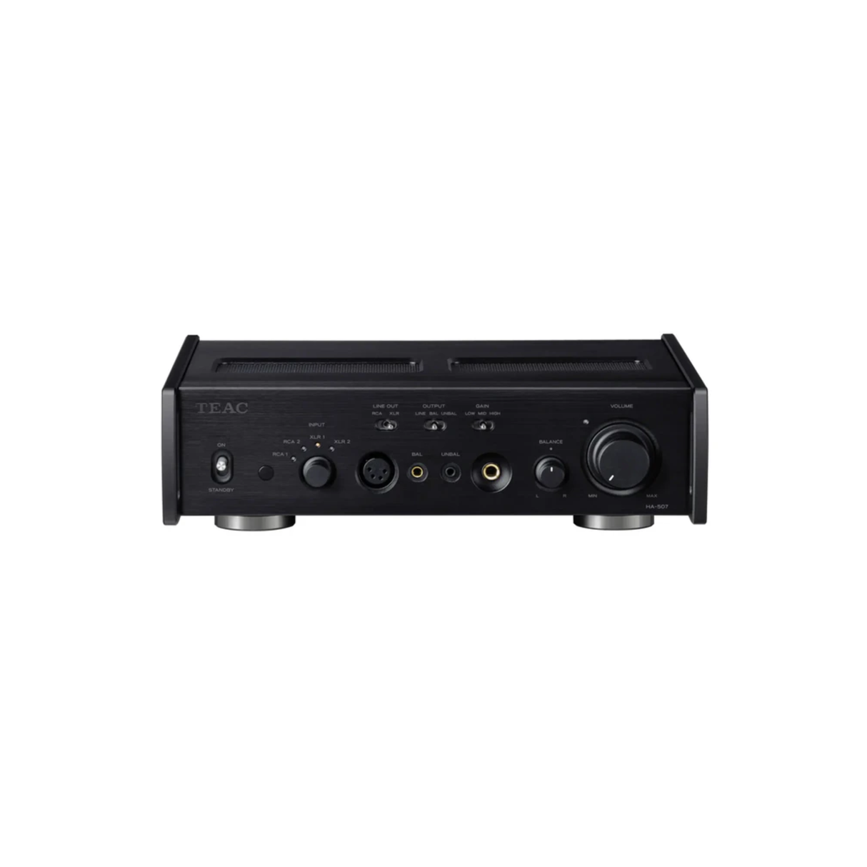 Teac HA-507 Pure Analog Headphone Amplifier / Preamplifier (Black)