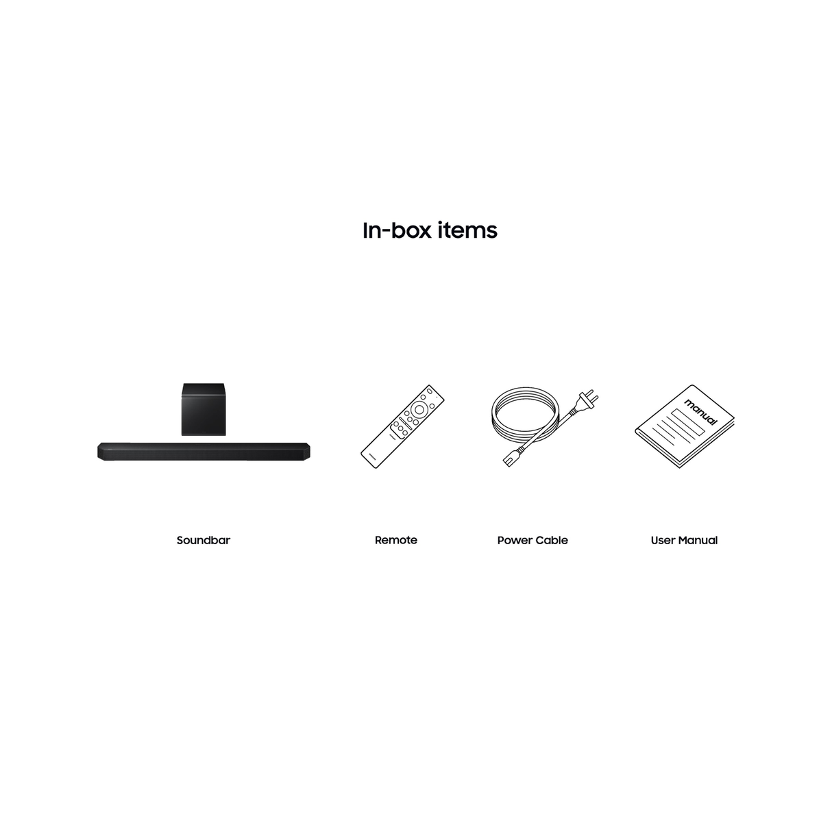 Samsung HW-Q800H Soundbar - 5.1.2 Channel Dolby Atmos Soundbar with wireless Subwoofer 400W