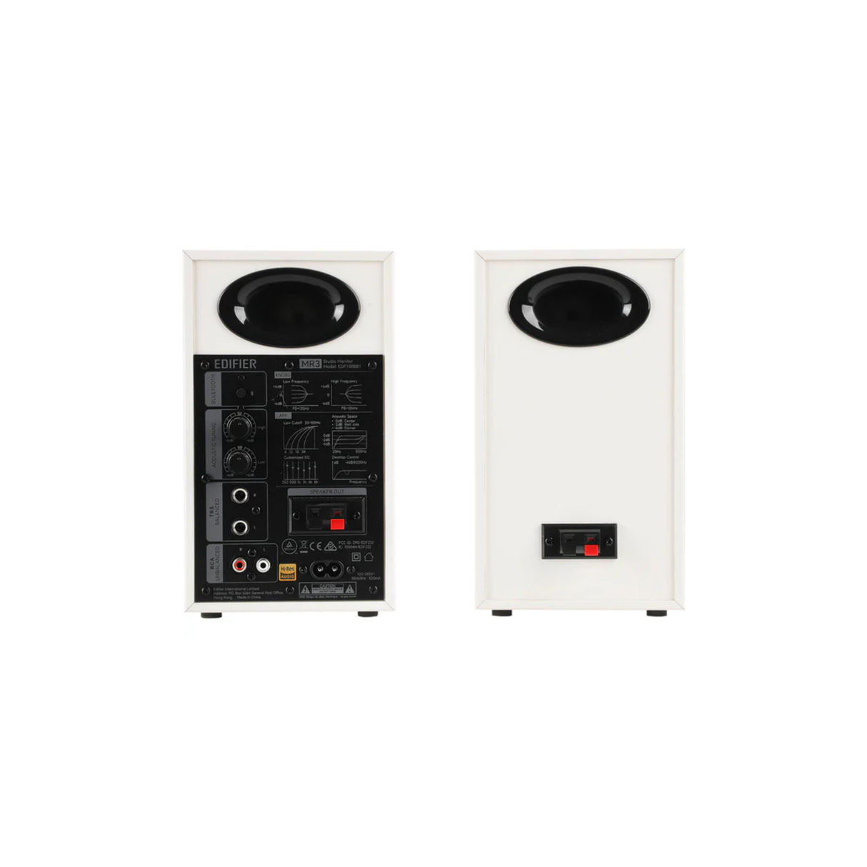 Edifier MR3 - 36 Watts 3.5 Inches Wireless Powered Studio Monitor Bookshelf Speaker (White) (Pair)