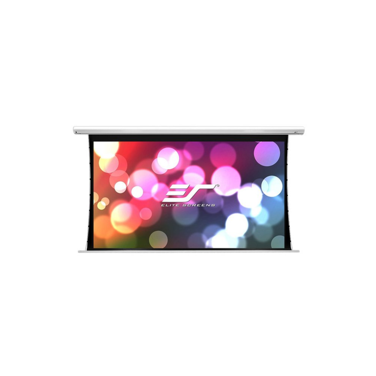 Elite Screens Electric SKT100XHW-E12 Saker Tab Tension Series - 100 Inches MaxWhite Tab Tension Electric Projection Screen (16:9)