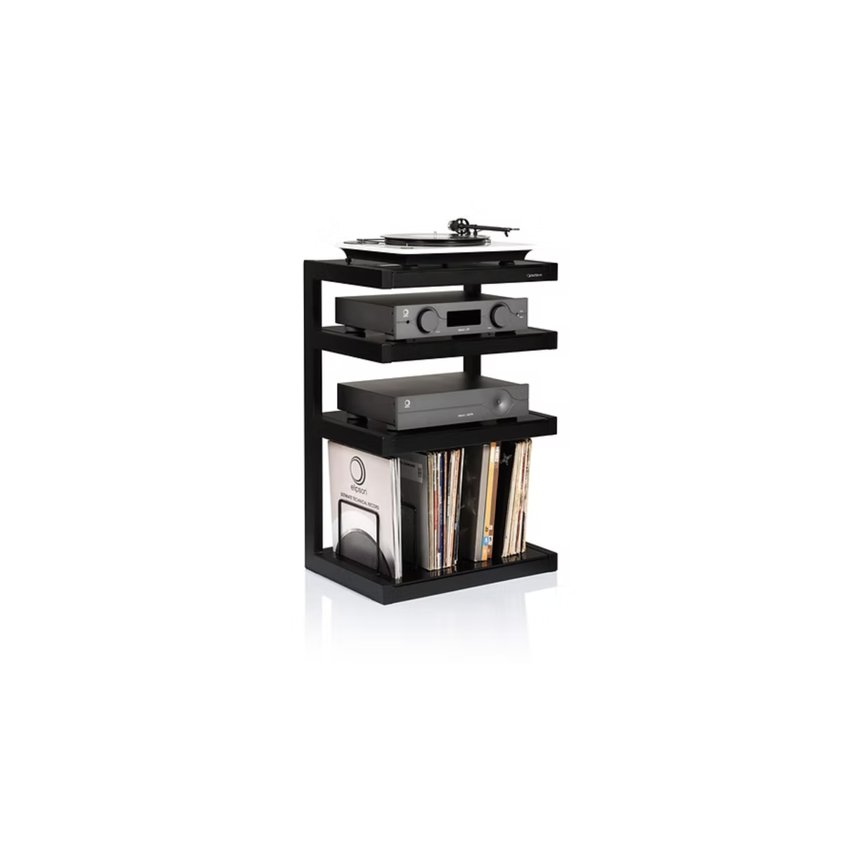 Norstone Esse Hifi Vinyl AV Rack (Black)