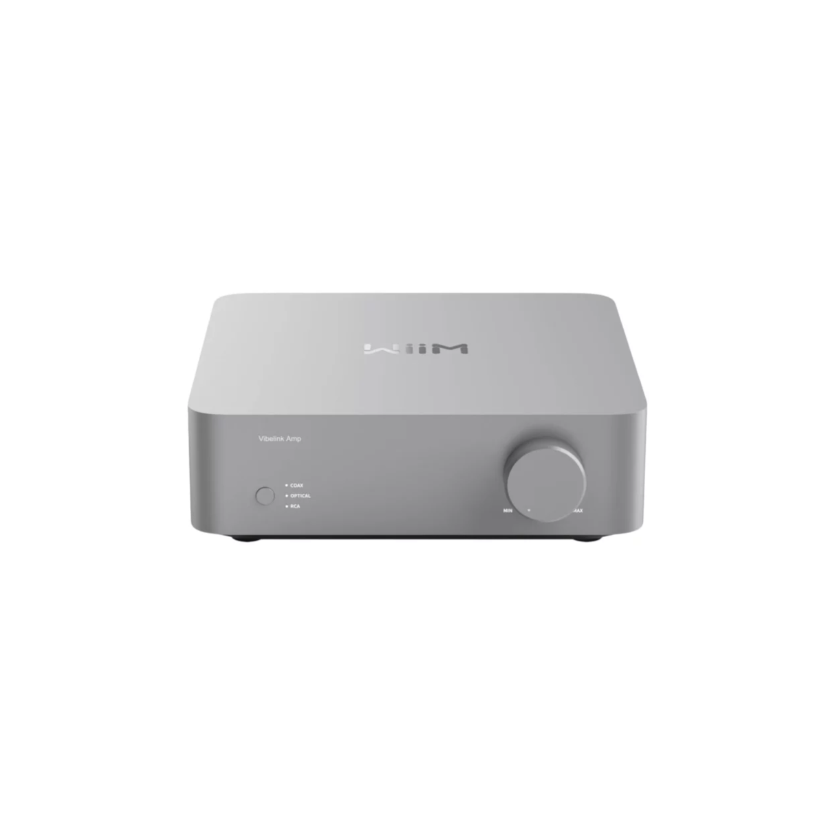 WiiM Vibelink Amp - 100 Watts 2 Channel Amplifier (Silver)