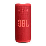JBL Grip - Compact Bluetooth Speaker (Up to 14 Hours of Playtime, Water, Dust and Drop-Proof Multi-Speaker Connection) (Red)
