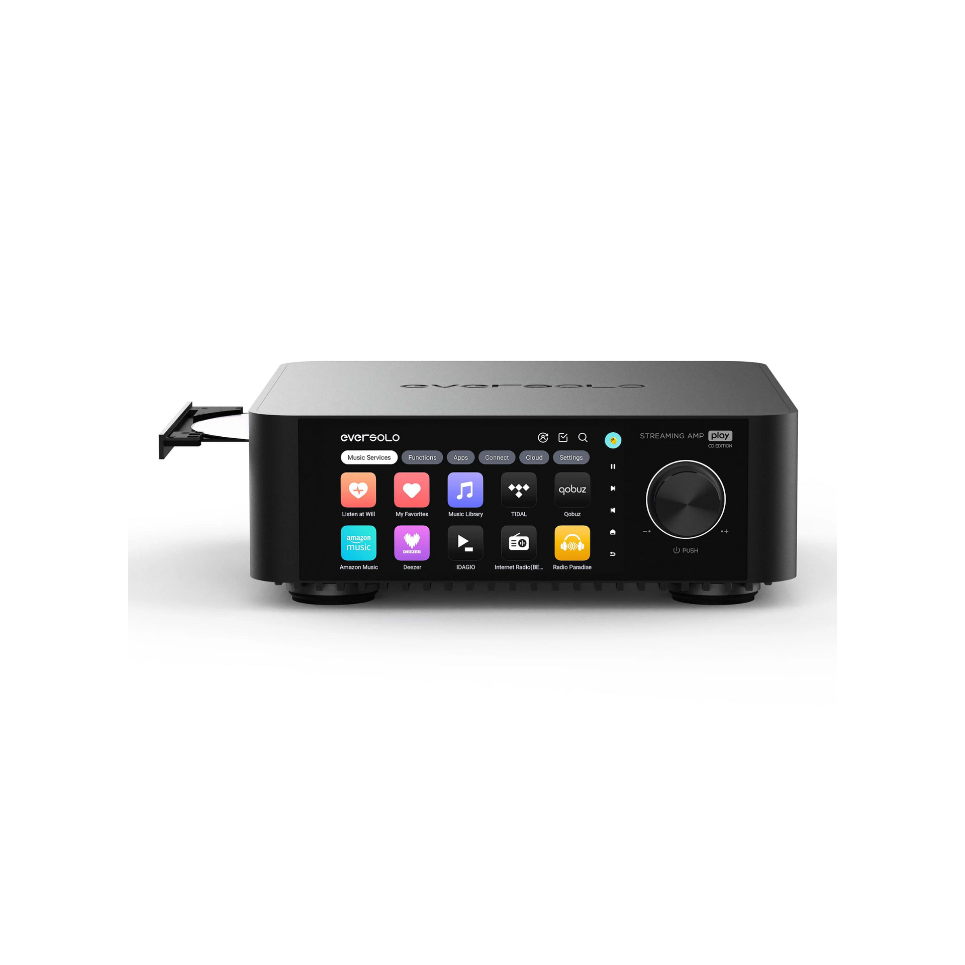 【新品】Eversolo Play CD Edition ストリーミングアンプ Eversolo Play CD Edition - All-In-One Streamer/Amplifier with CD