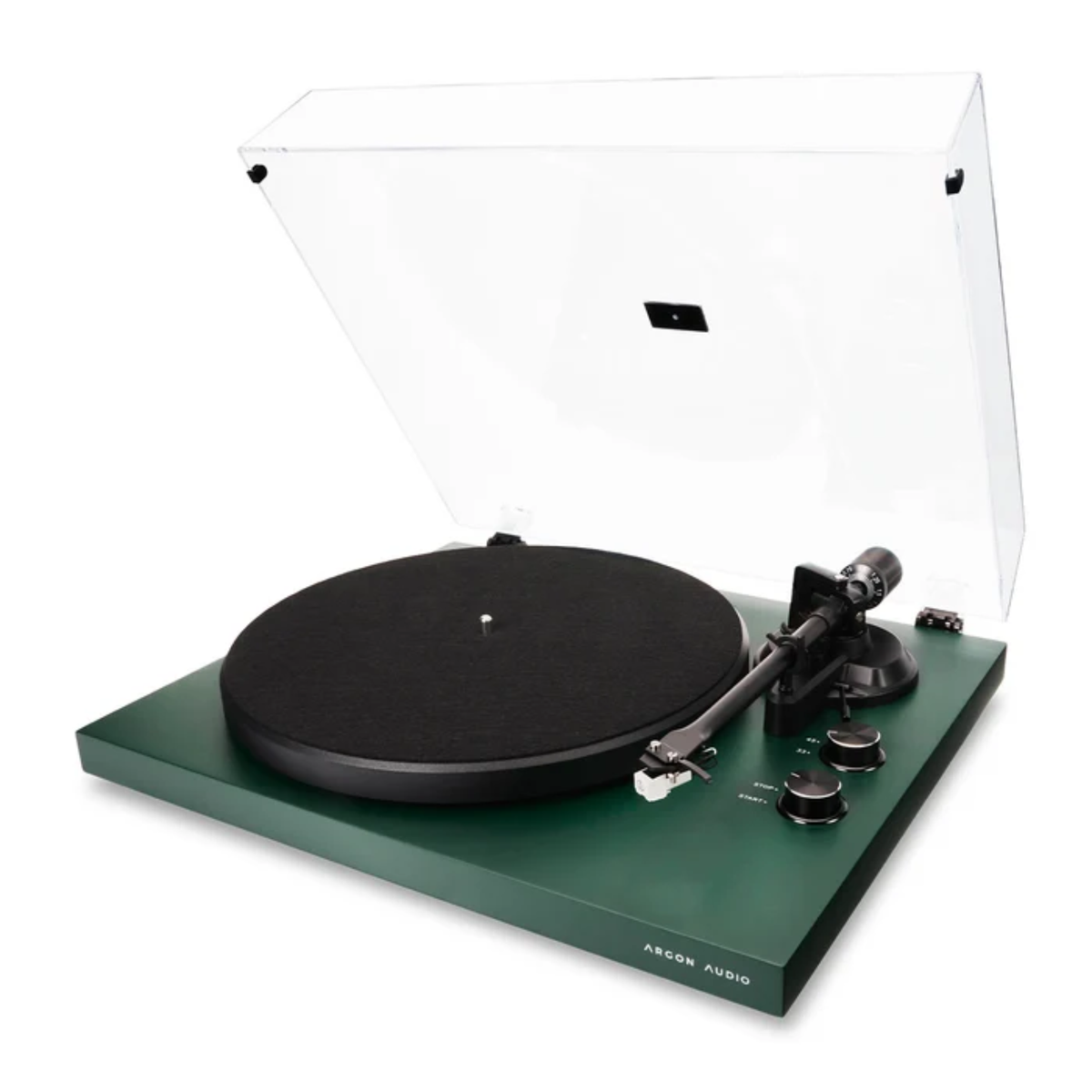 Argon Audio TT MK2 - Manual Belt Drive Turntable (Pine Green, Lacquer)