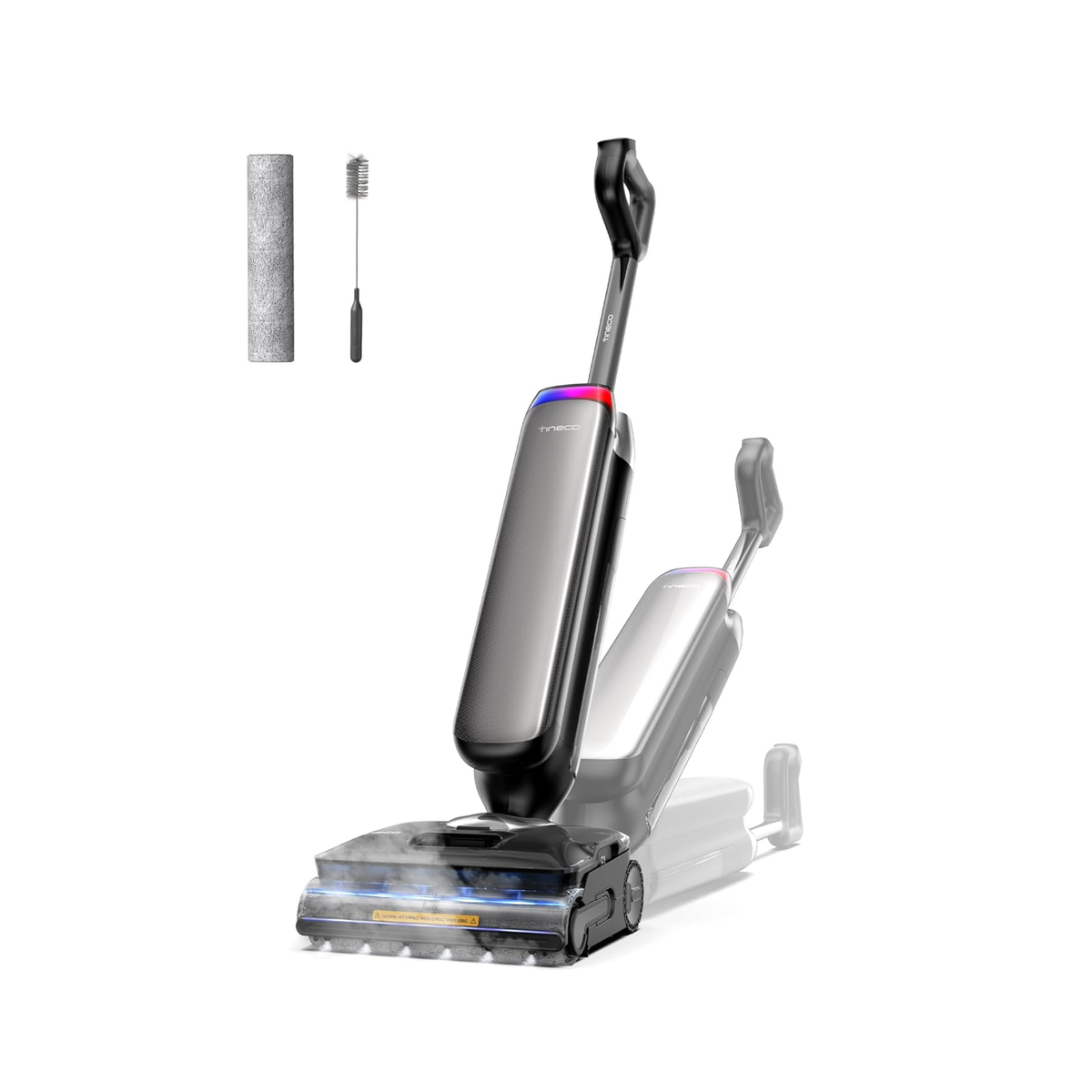 Tineco Floor One S9 - Artist Steam Wet Dry Vacuum Cleaner, High-temp Steam Cleaning, 22kPa Suction, 360° SmoothDrive, Anti-Tangle Design, 185°F Flashdry, Long Runtime,