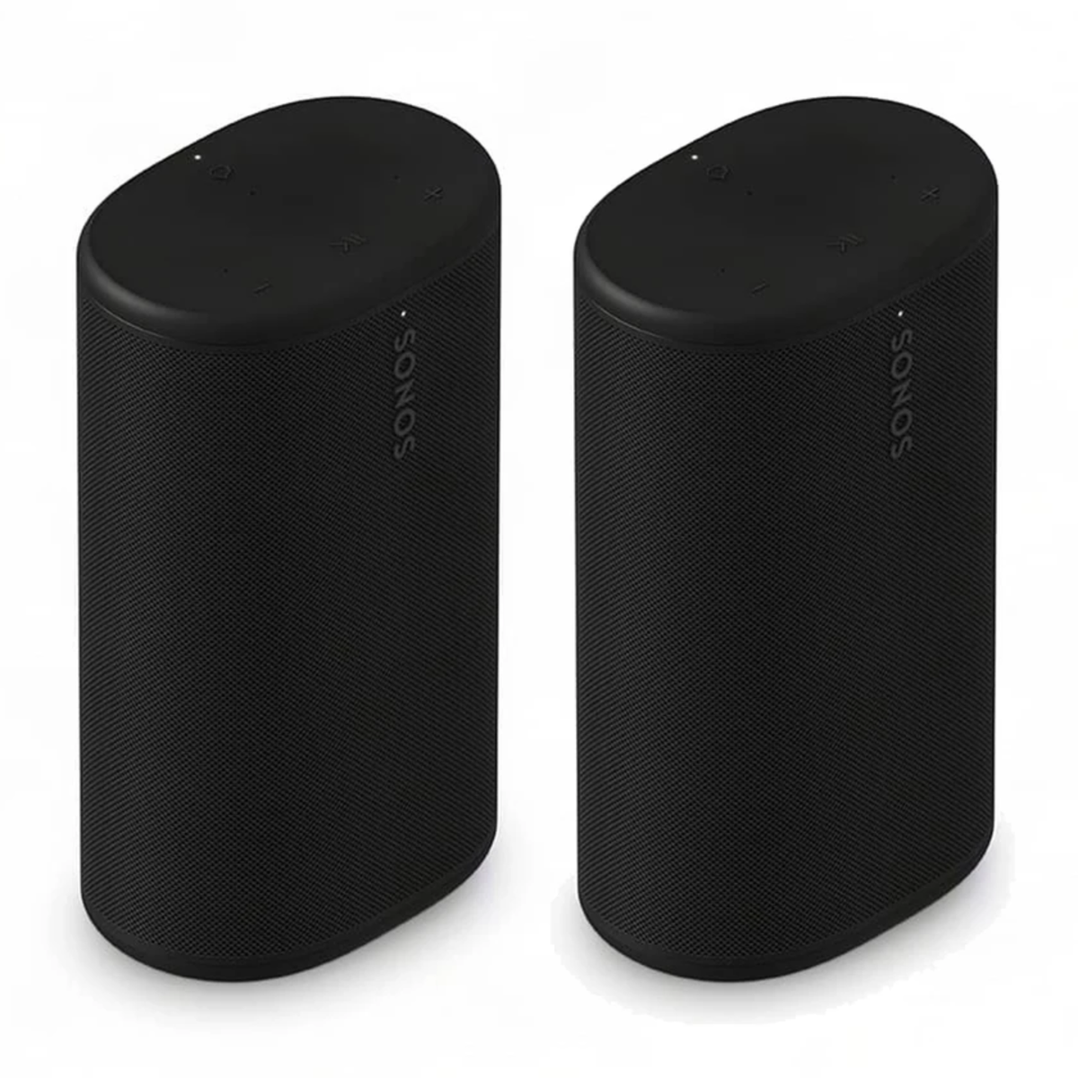 Sonos Play Portable Speaker with Wi-Fi, Bluetooth, Stereo Sound (Black) (Pair) (Bundle Pack)