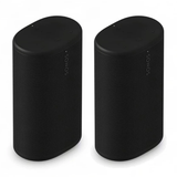 Sonos Play Portable Speaker with Wi-Fi, Bluetooth, Stereo Sound (Black) (Pair) (Bundle Pack)