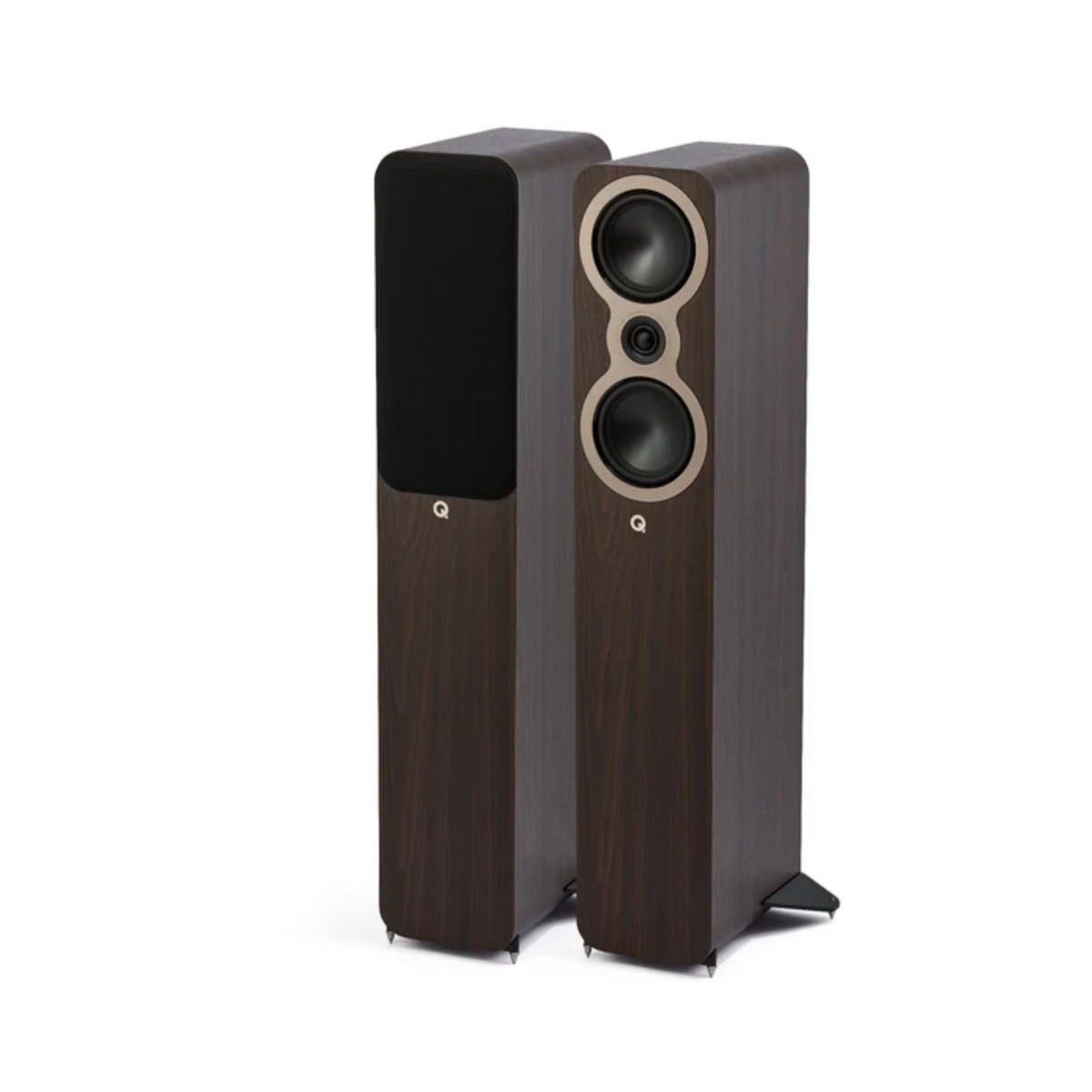 Q Acoustics 3040C - 2-Way Floorstanding Speakers (Pair) (Walnut)
