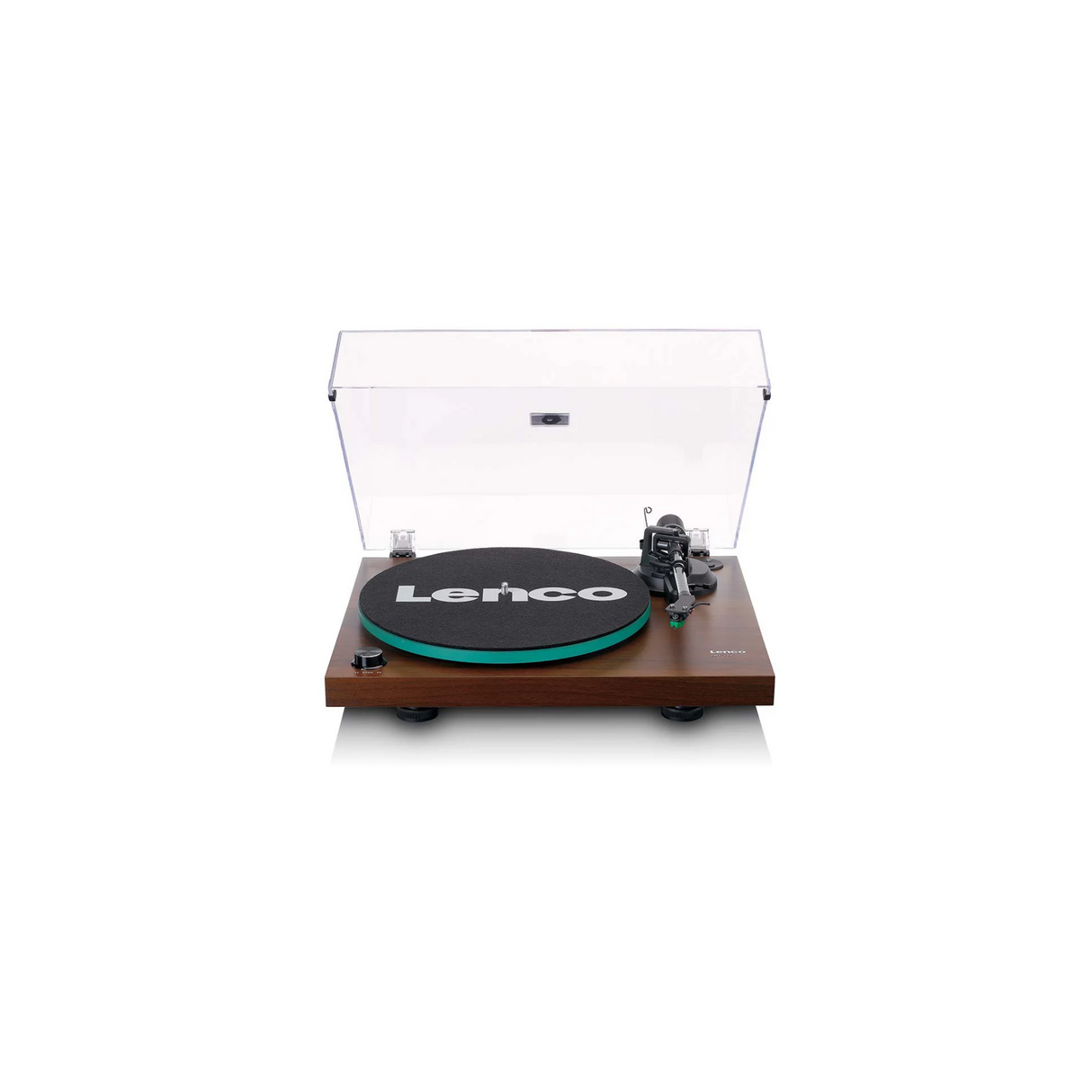 Lenco LBT-225WA - Record player with Bluetooth (Dark Brown) (Audio-Technica AT-VM95E high quality cartridge)