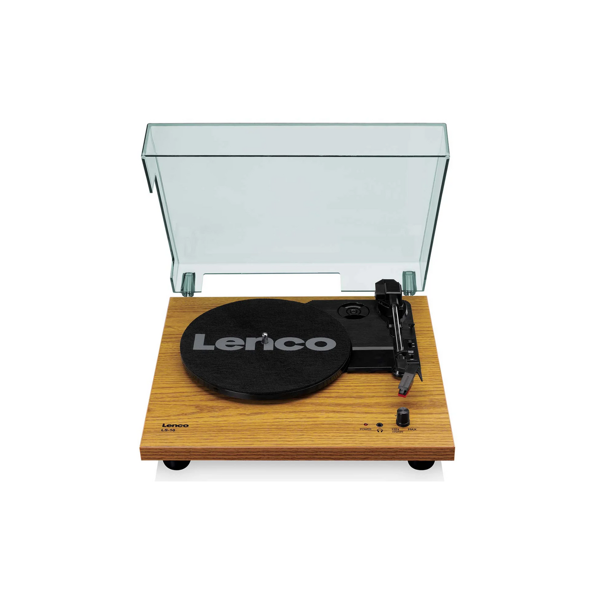 Lenco LS-10WD - Record Player with built-in speakers (Wood)