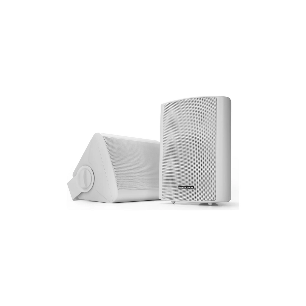 Thonet & Vander Fleck 7 - Active Indoor/Outdoor Waterproof Bluetooth Enabled On-Wall Speaker  (Pair) (White)