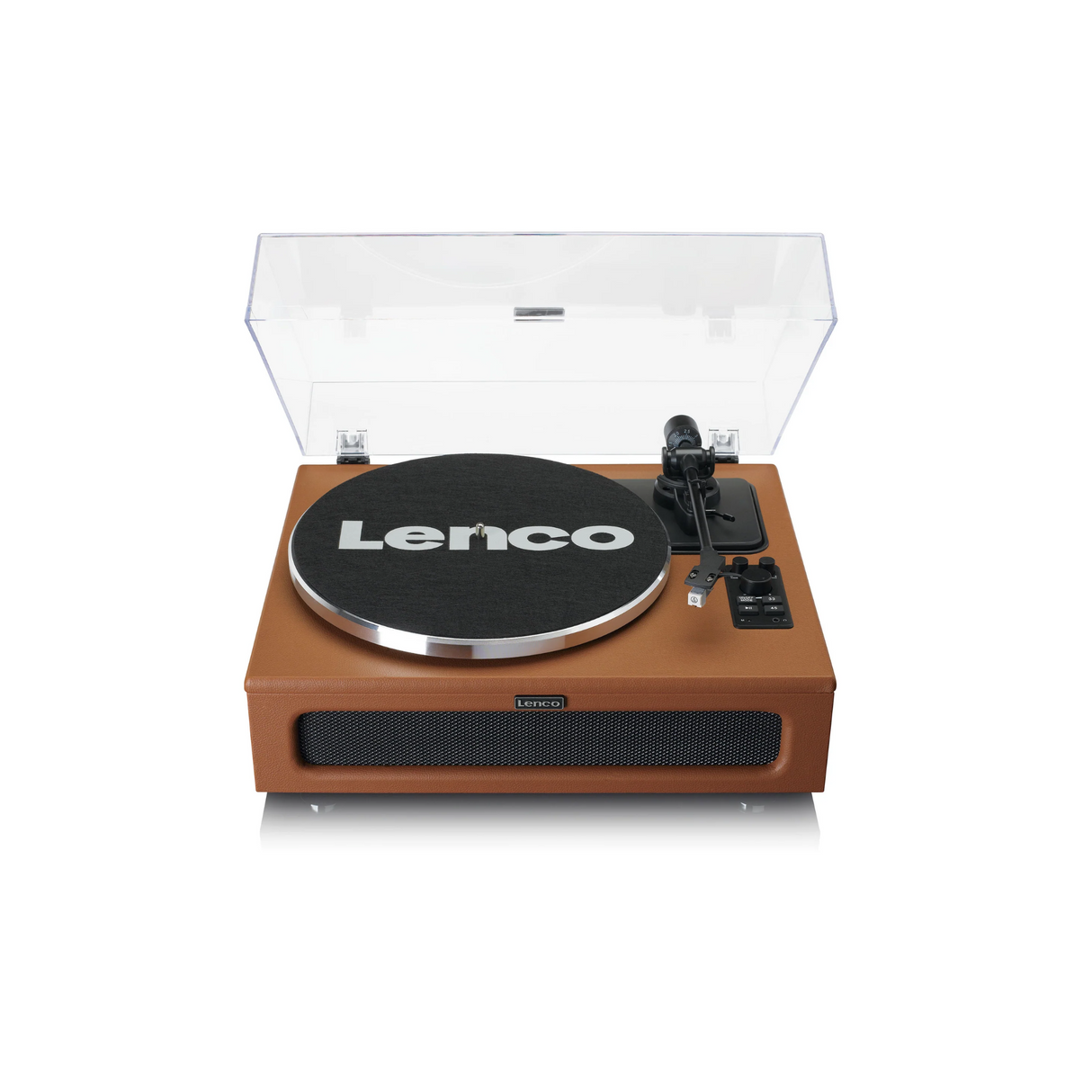 Lenco LS-430BN - Record Player with built-in speakers (Brown)