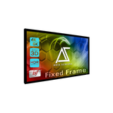 Akia Screens AK-FF100WH2 - 100 Inches CineWhite Fixed Frame Projection Screen (16:9) (8K / 4K Ultra HD 3D Ready HDR Compatible)