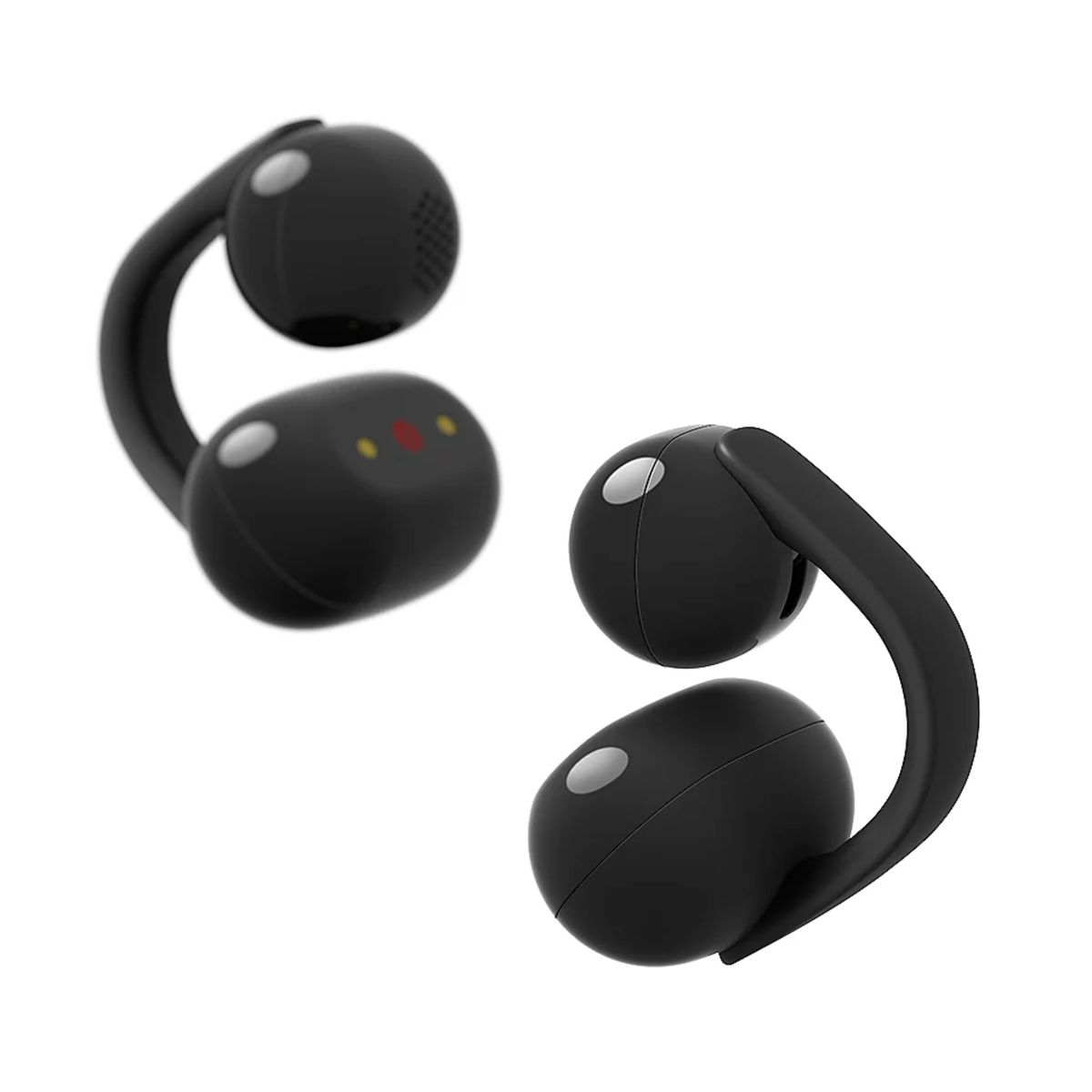 Sony WF-LC900 - LinkBuds Clip Open Ear Truly Wireless Earbuds Water Resistant, Up to 37 Hrs of Playback (Black)