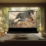 Vividstorm S Lite Hyper - 150 Inches Motorised Tension Floor Rising Lenticular ALR Projector Screen