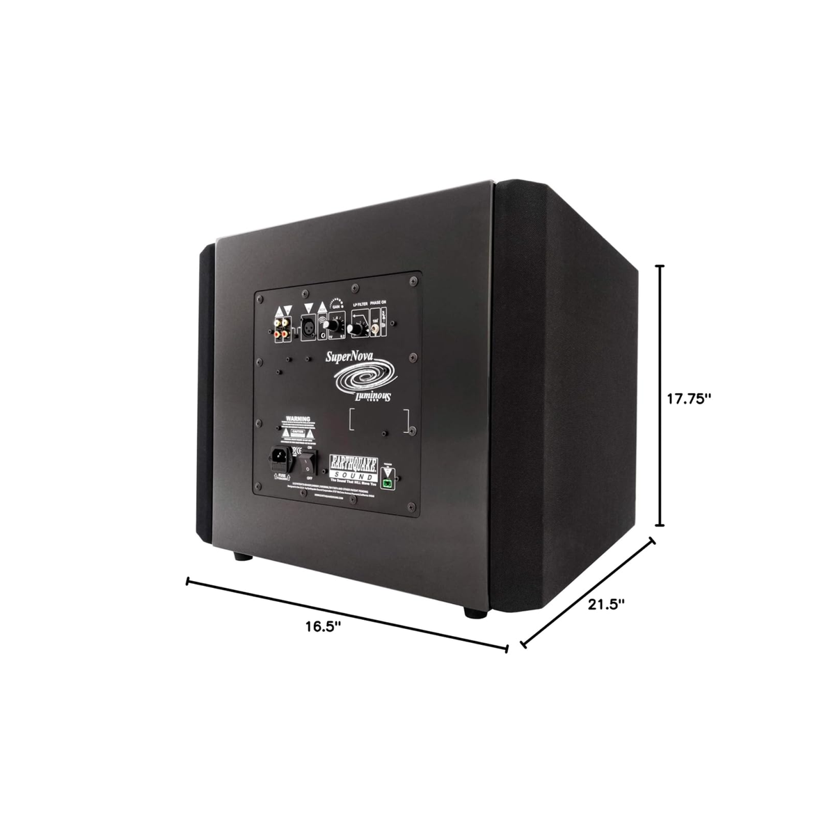 Earthquake LU-15 - 15 Inches Powered Subwoofer with Passive (1200 Watts)
