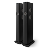 KEF LS60 - Wireless Powered Floor Standing Speakers (Pair) (Carbon Black)