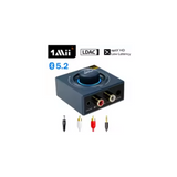 1Mii B06T3+ - Wireless Bluetooth Receiver HiFi HD Audio Adapter Bluetooth 5.2 Receiver,LDAC Aptx Bluetooth Audio Adapter for Home Stereo,RCA 3.5mm Jack aux HiFi